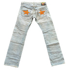 Bape Sta Blue/Orange Denim Jeans