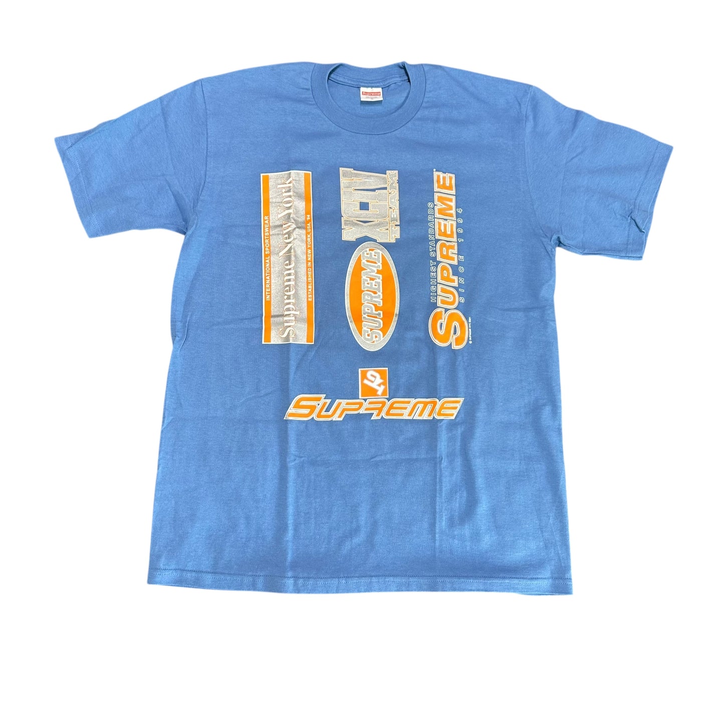 Supreme Blue Multi Logo Tee