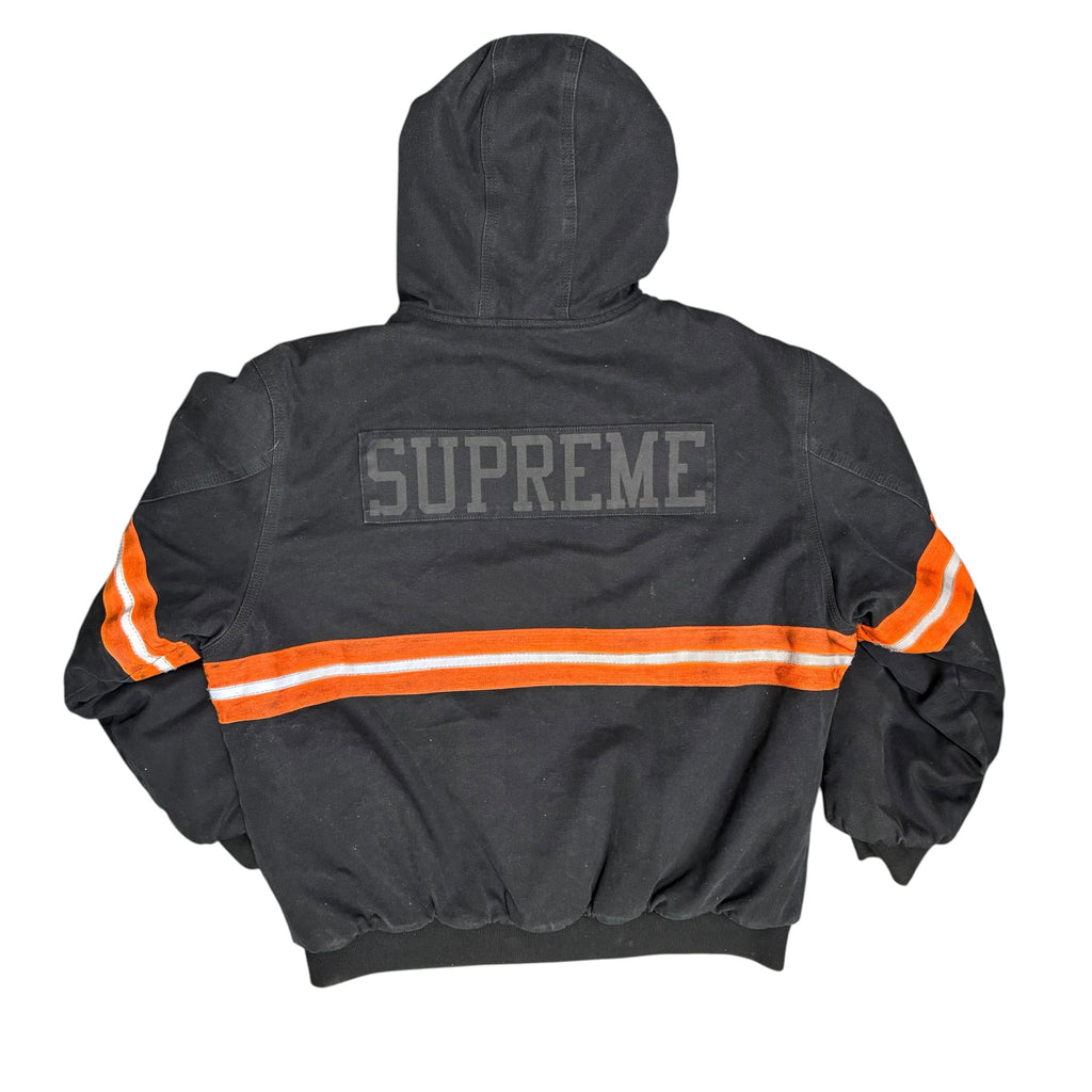Supreme Reflective Stripe Hooded Work Jacket