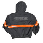 Supreme Reflective Stripe Hooded Work Jacket