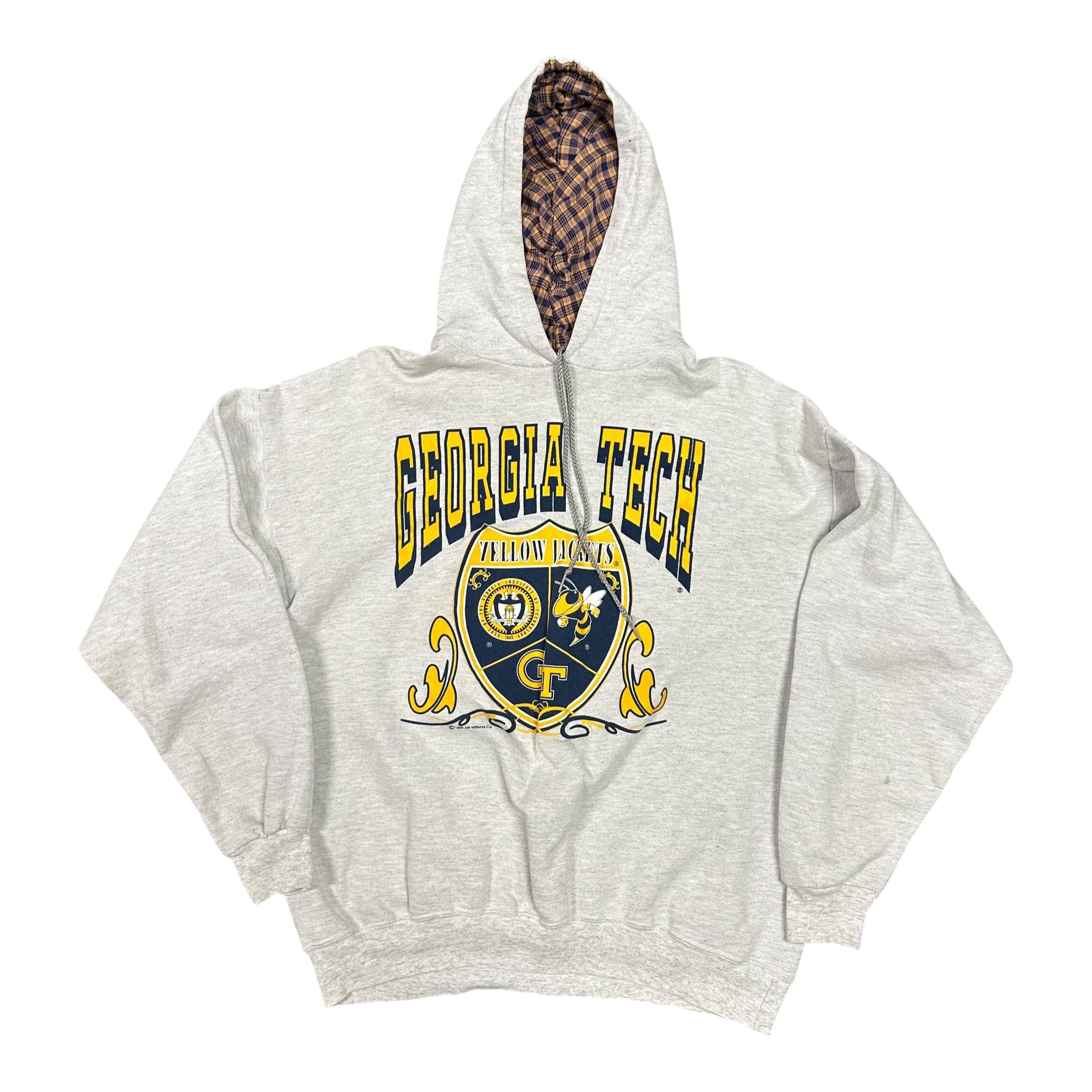 90’s Gray Georgia Tech Hoodie