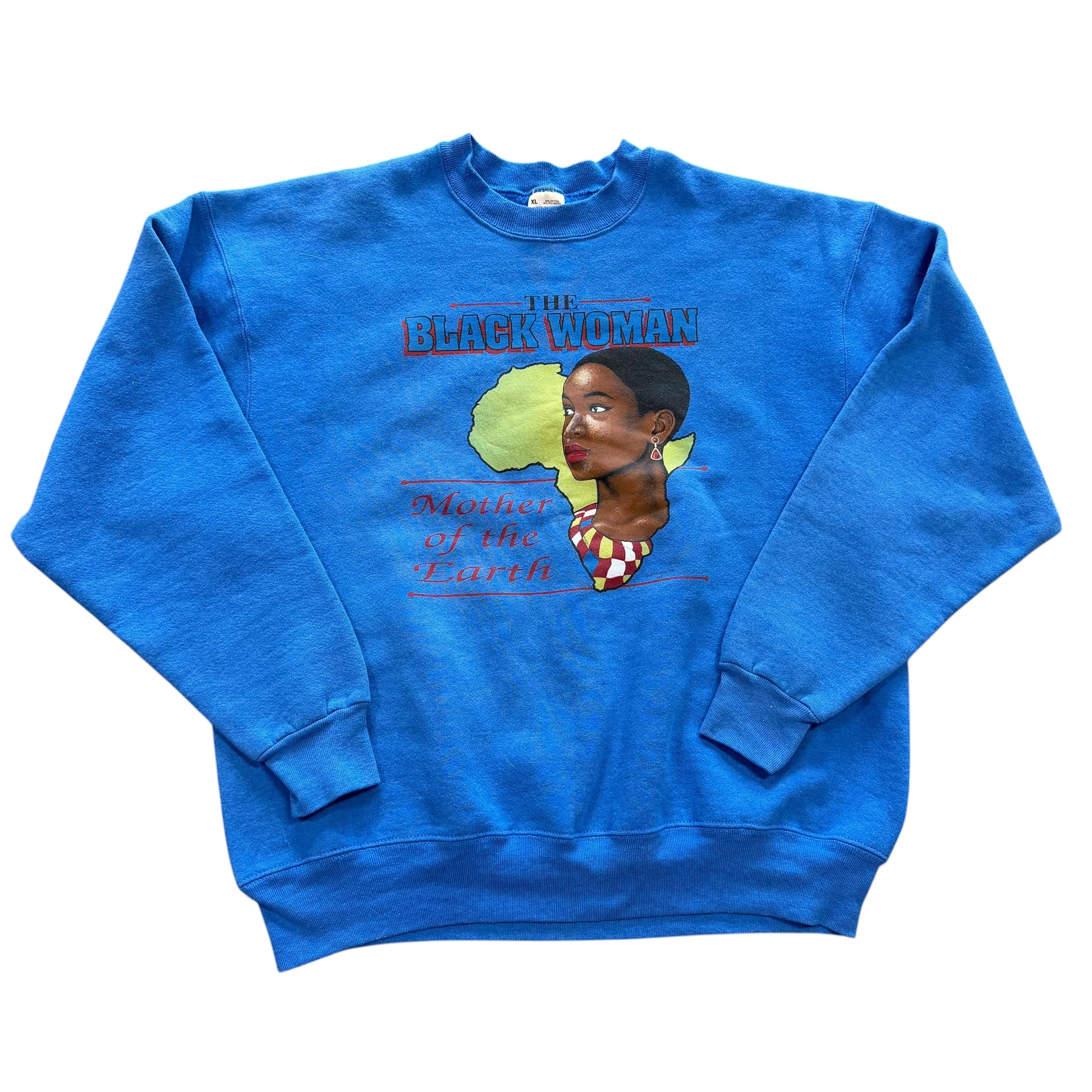 Vintage “Mother of the Earth” Blue Crewneck
