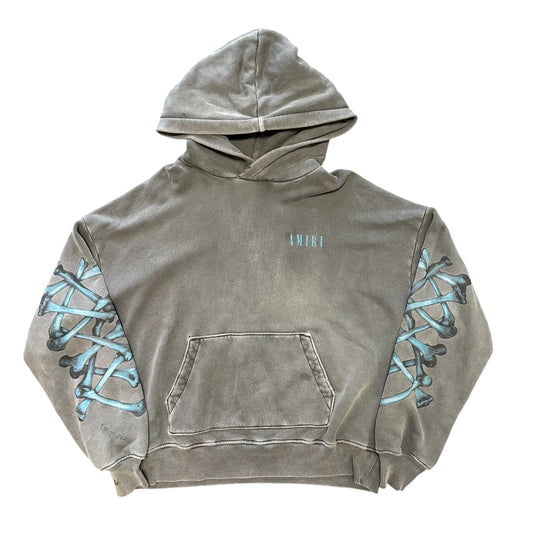 Amiri Bone Grey Hoodie