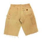 Tan Carhartt Double Knee Shorts(40)