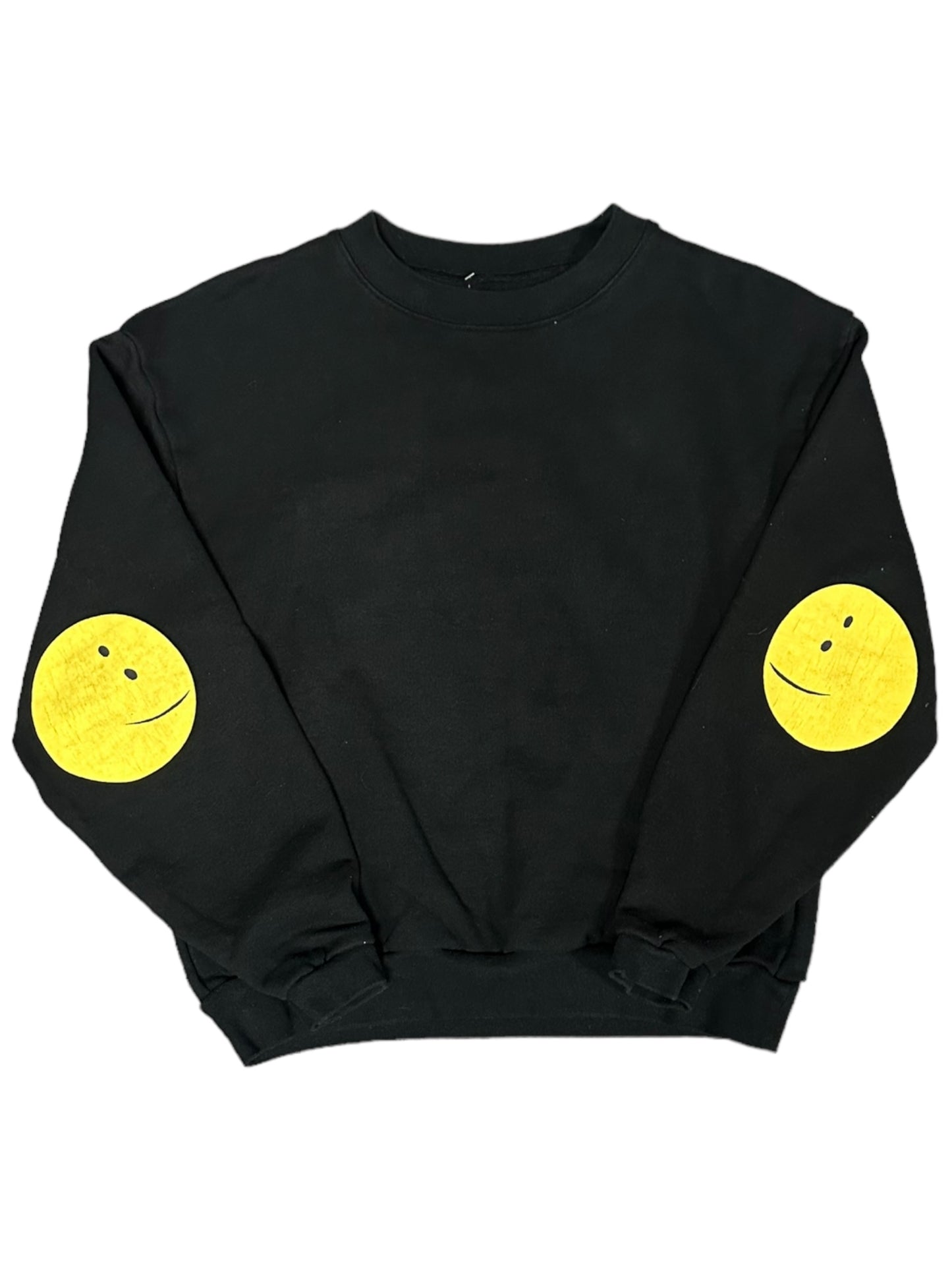 KAPITAL SMILEY CREWNECK BLACK (RTTRYA)