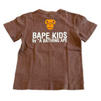 Kids Bape Baby Milo Brown Tee