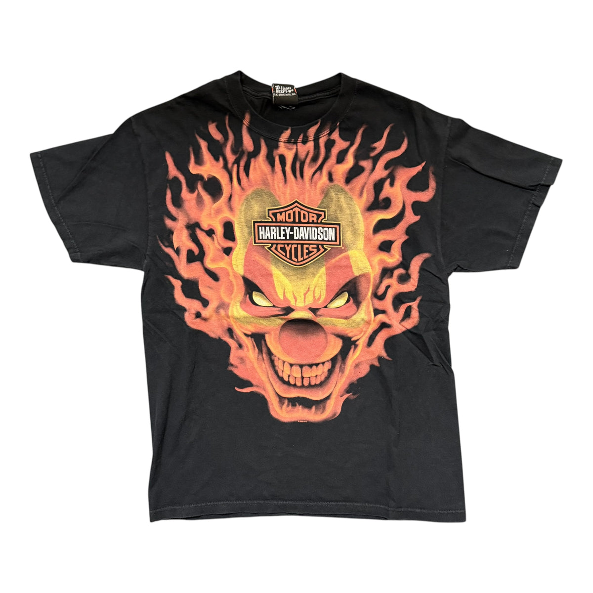 Vintage Black Harley Clown Shirt
