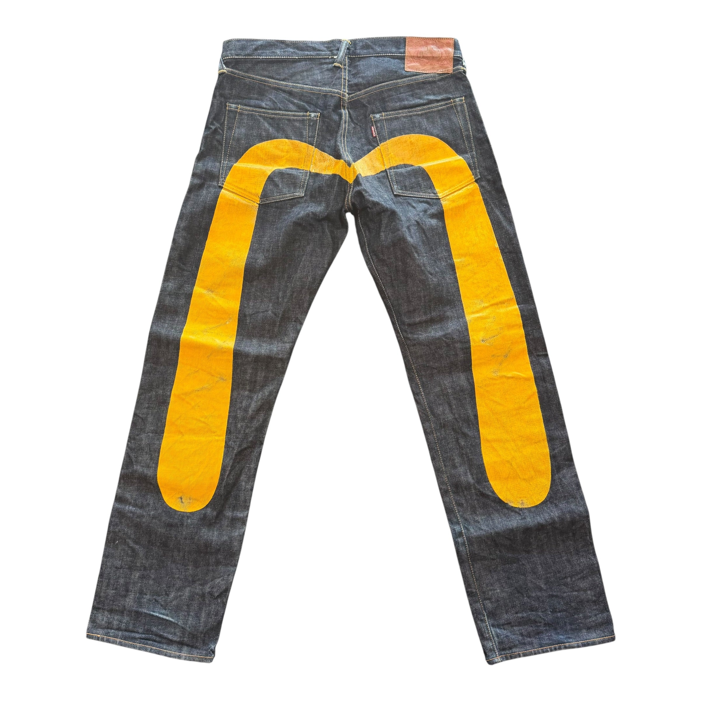 Evisu Jeans Dark Blue/Yellow