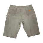 Green Carhartt Double Knee Shorts(40)