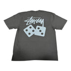 NEW Stussy Dice Dyed Black Tee