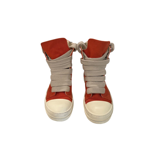 Rick Owens DRKSHDW Jumbo Lace Ramones Orange