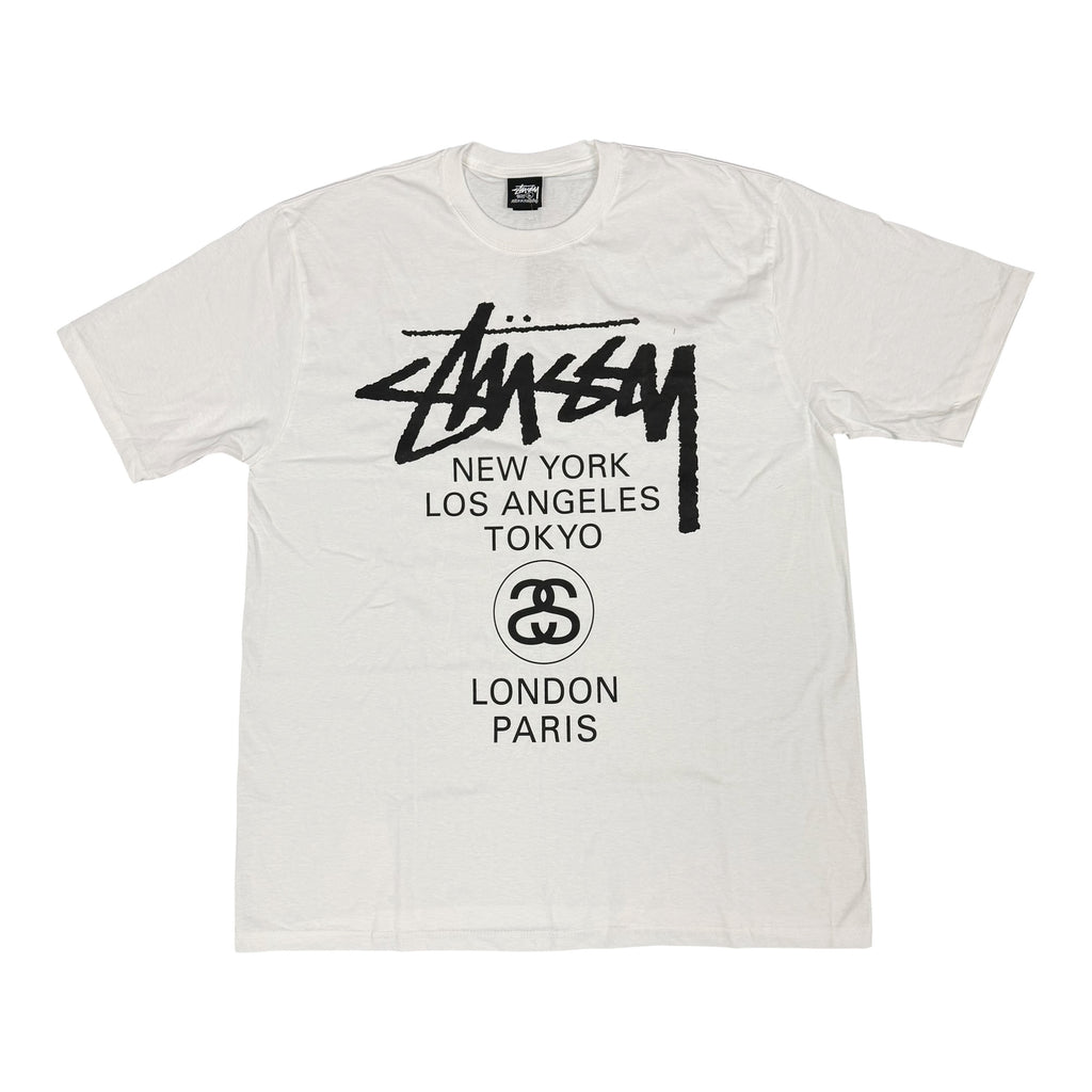 NEW Stussy World Tour White Tee