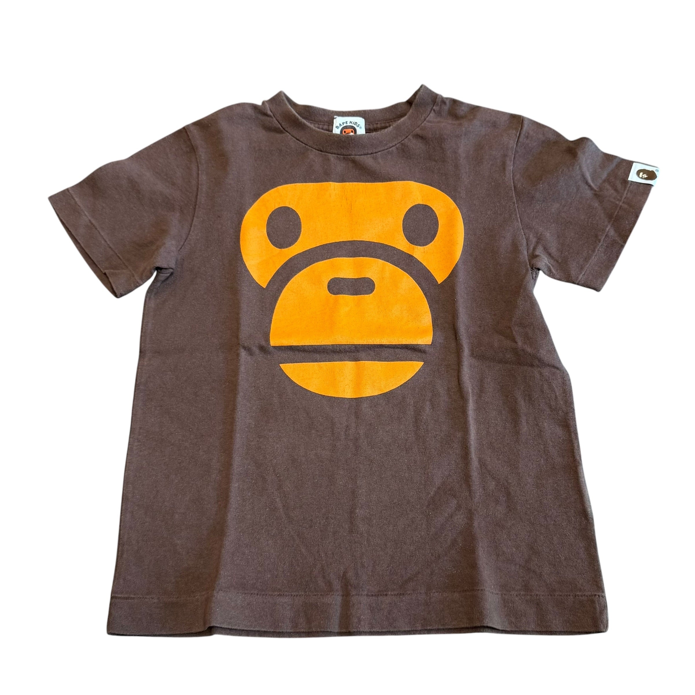 Kids Bape Baby Milo Brown Tee