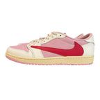 Travis Scott x Air Jordan 1 Low “Tropical Pink”(No Box)