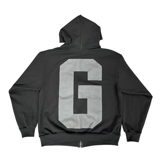 Good Times Black Zip Up Hoodie