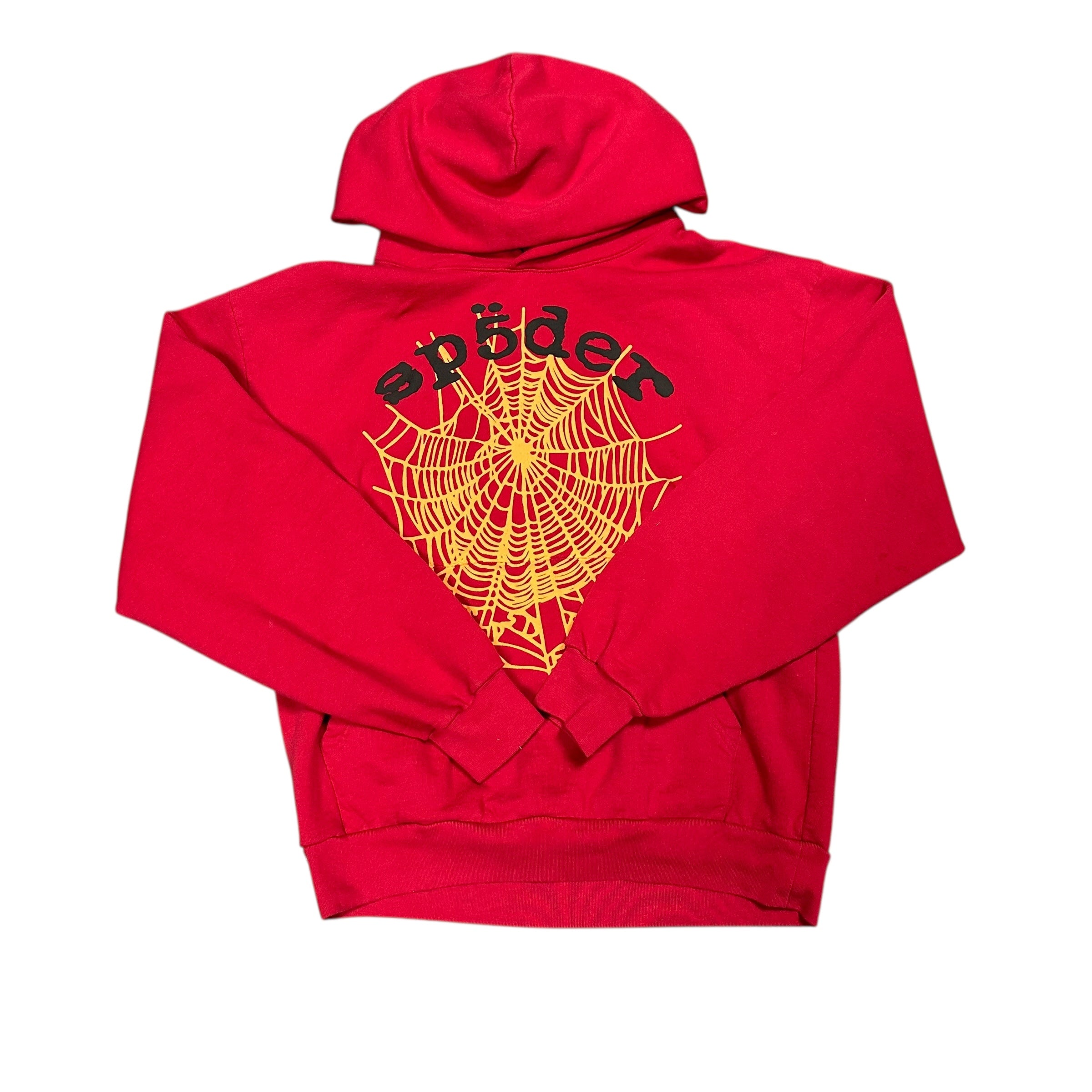 Sp5der Og Web V2 Hoodie Red