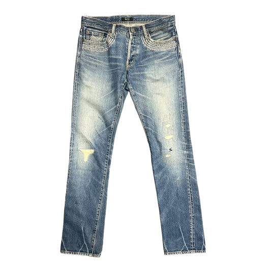 Undercover Lightning Studded Denim