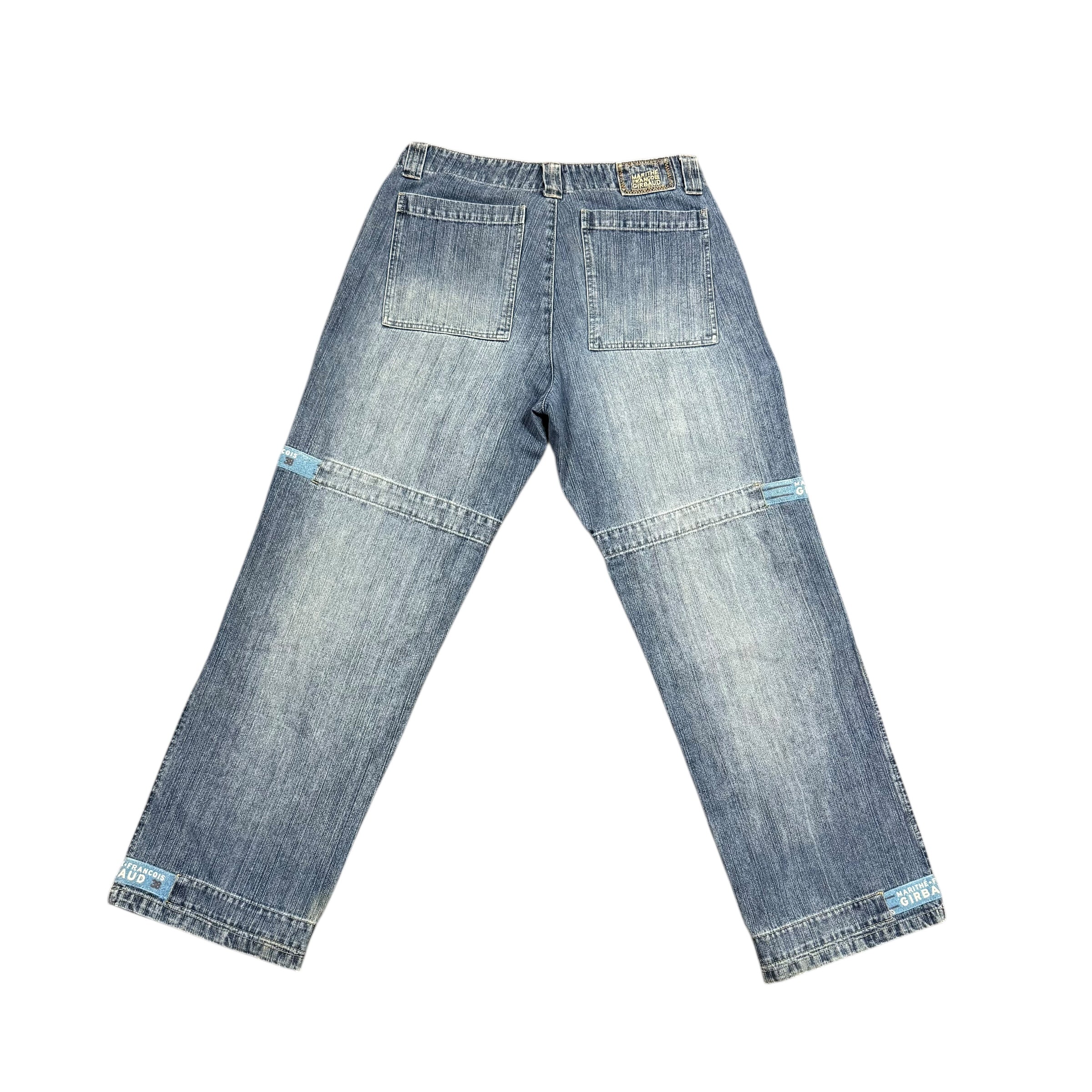 Vintage Girbaud Jeans Baby Blue/ White