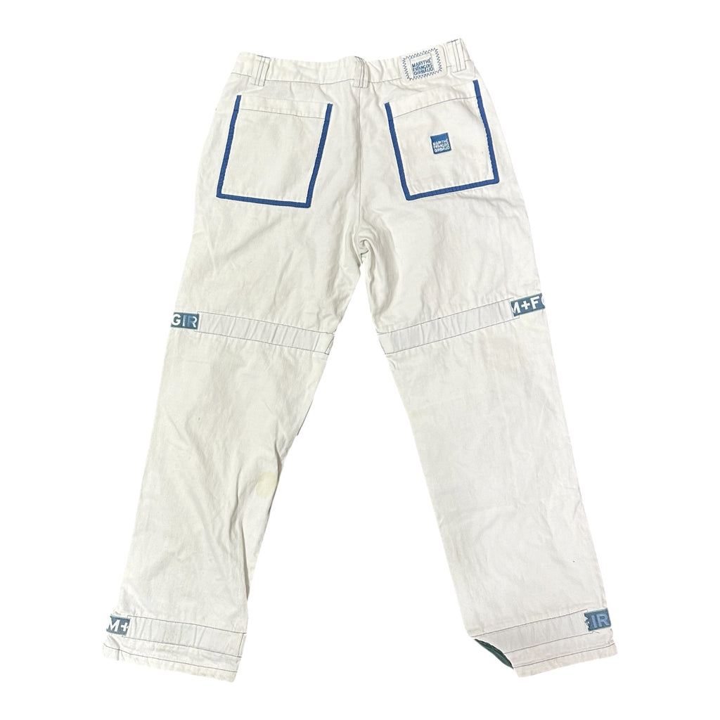 Marithé + François Girbaud Shuttle White Baggy Jeans