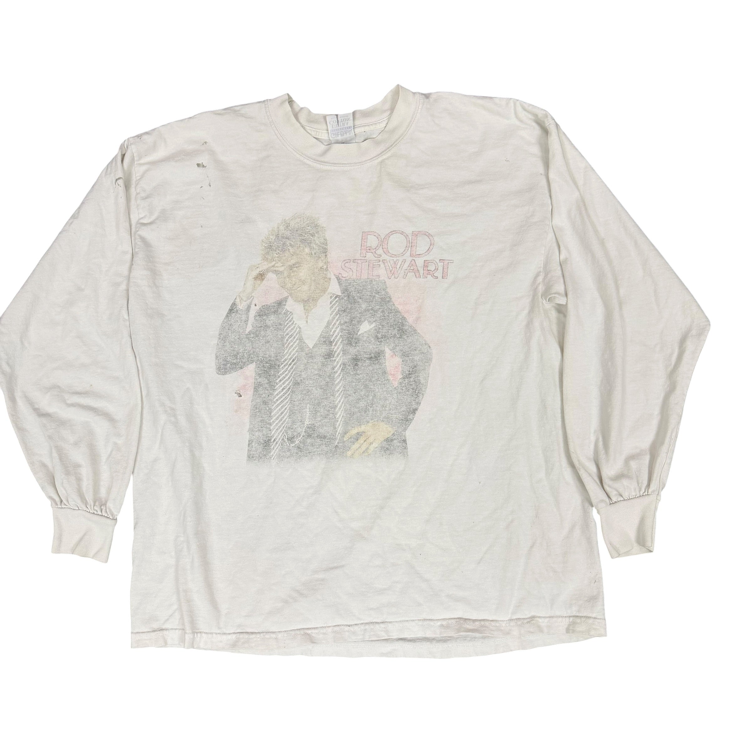 ‘04 Vintage Rod Stewart Tour Faded L/S Tee