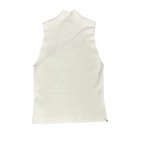 Diesel White Ribbed Tank Top