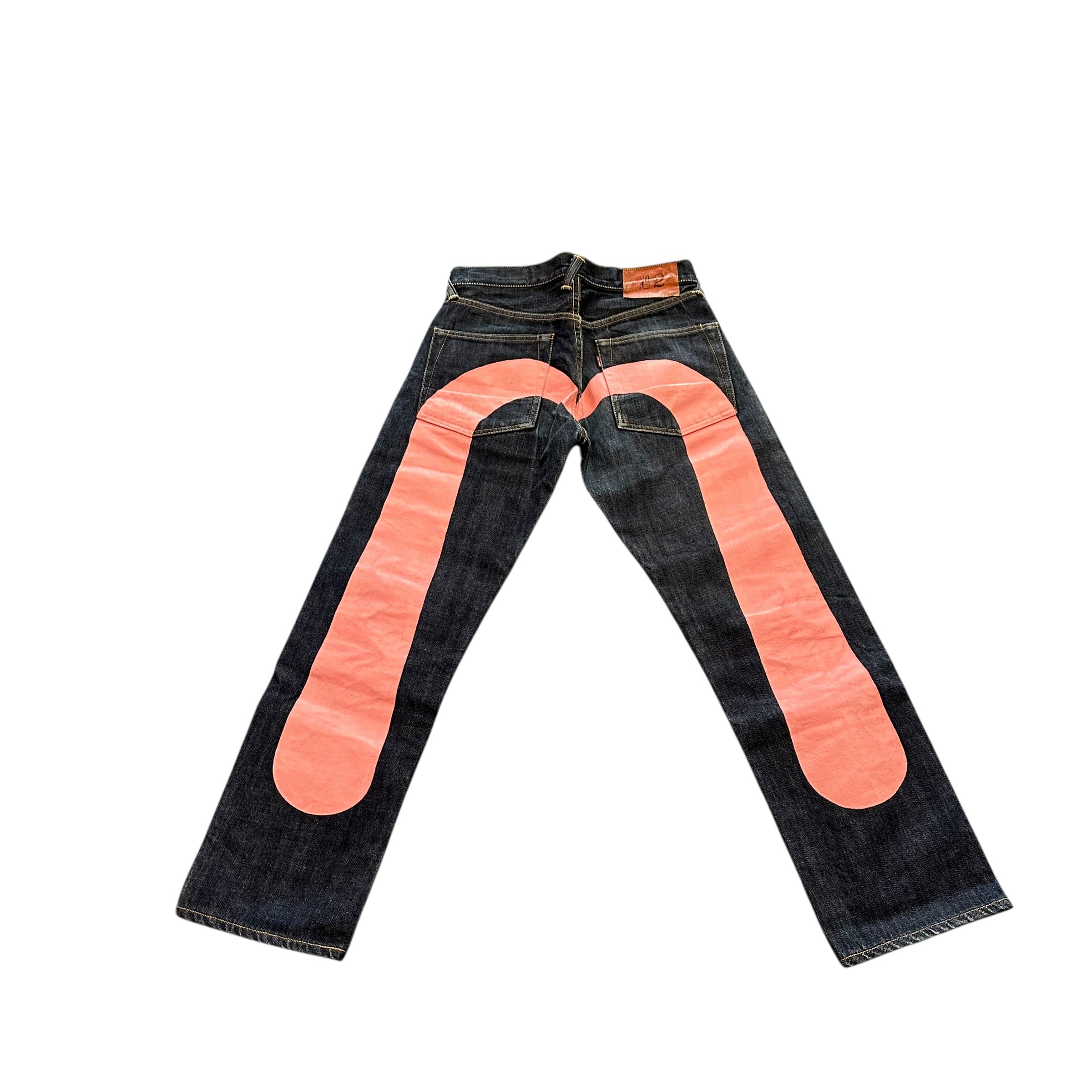 Evisu Dark Blue/Pink Jeans