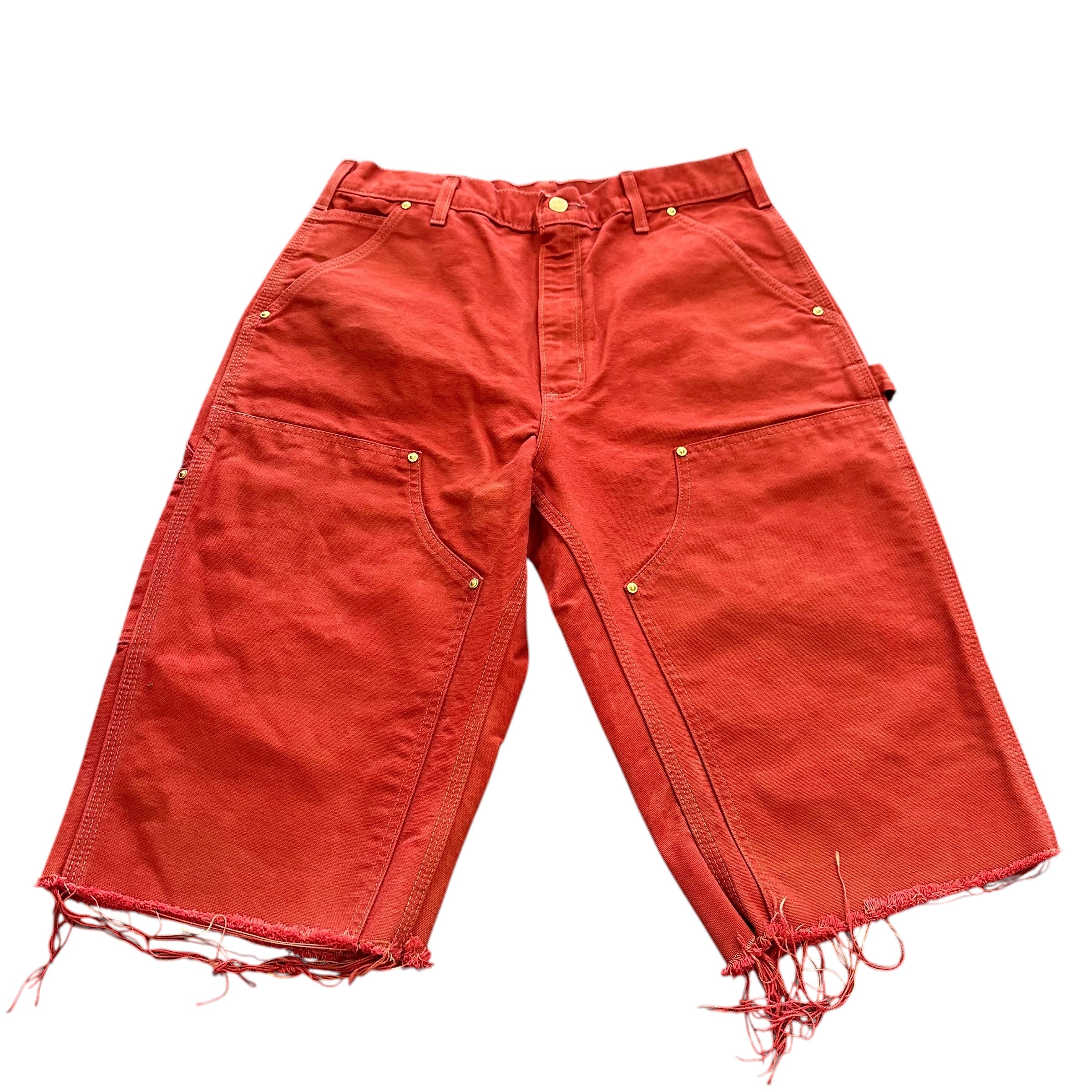 Pink Carhartt Double Knee Shorts(32)