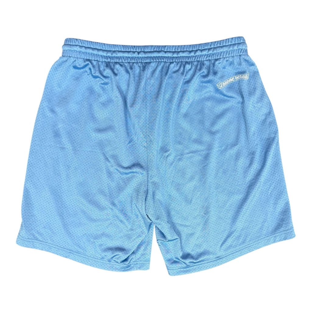 Blue Chrome Hearts Mesh Shorts