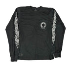 Chrome Hearts Black Scroll L/S Tee