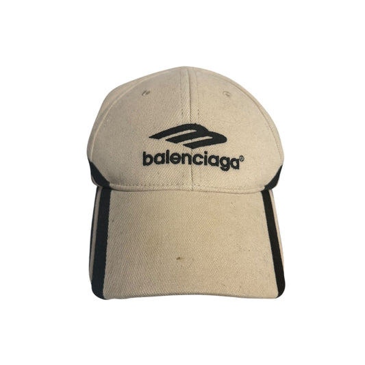 Balenciaga Cream 3B Hat