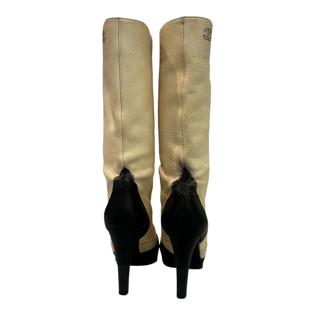 Chanel Blizzard Leather Boots