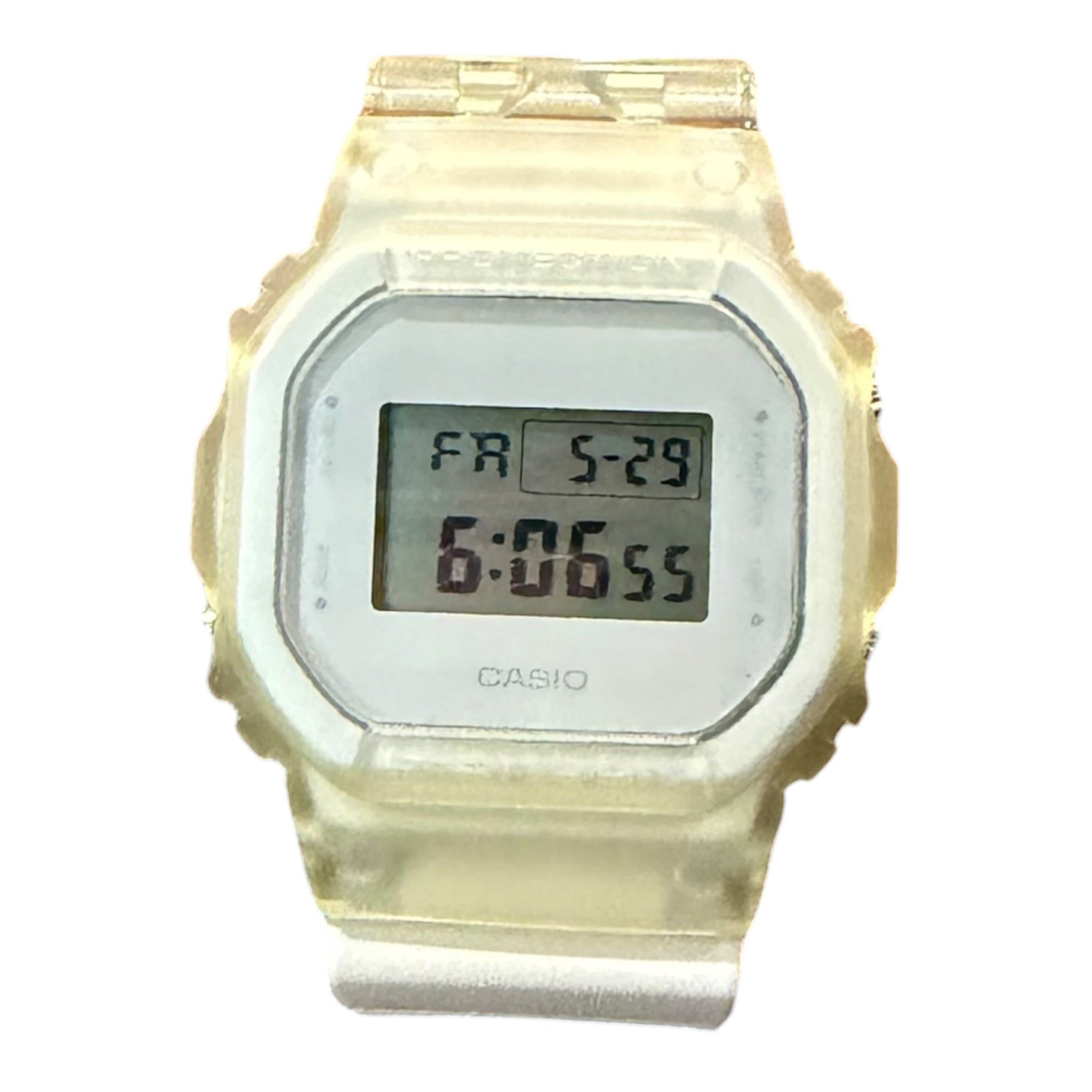 G Shock White/Translucent