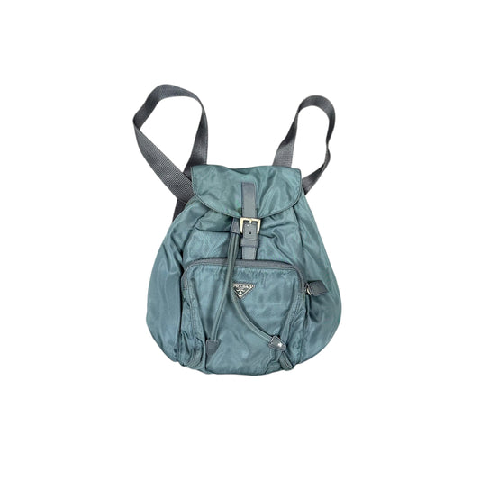 Vintage Prada Mini Backpack Blue