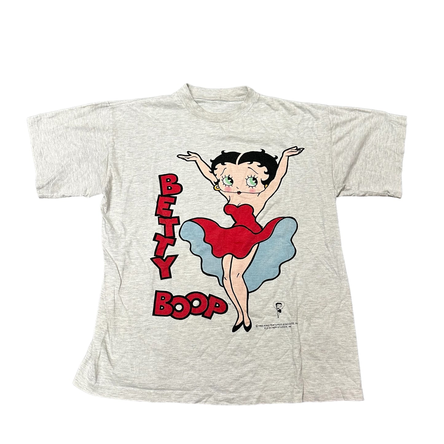 ‘93 Grey Betty Boop Dancing Tee