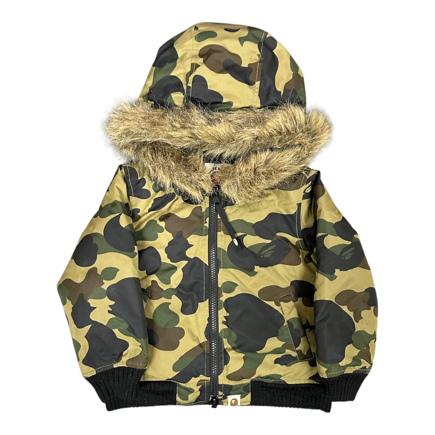 Bape Baby Camo Fur Puffer