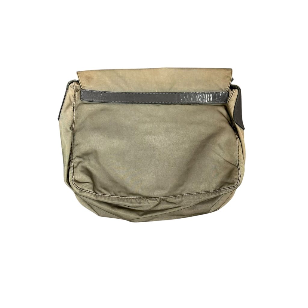 Vintage Prada Messenger Bag Green