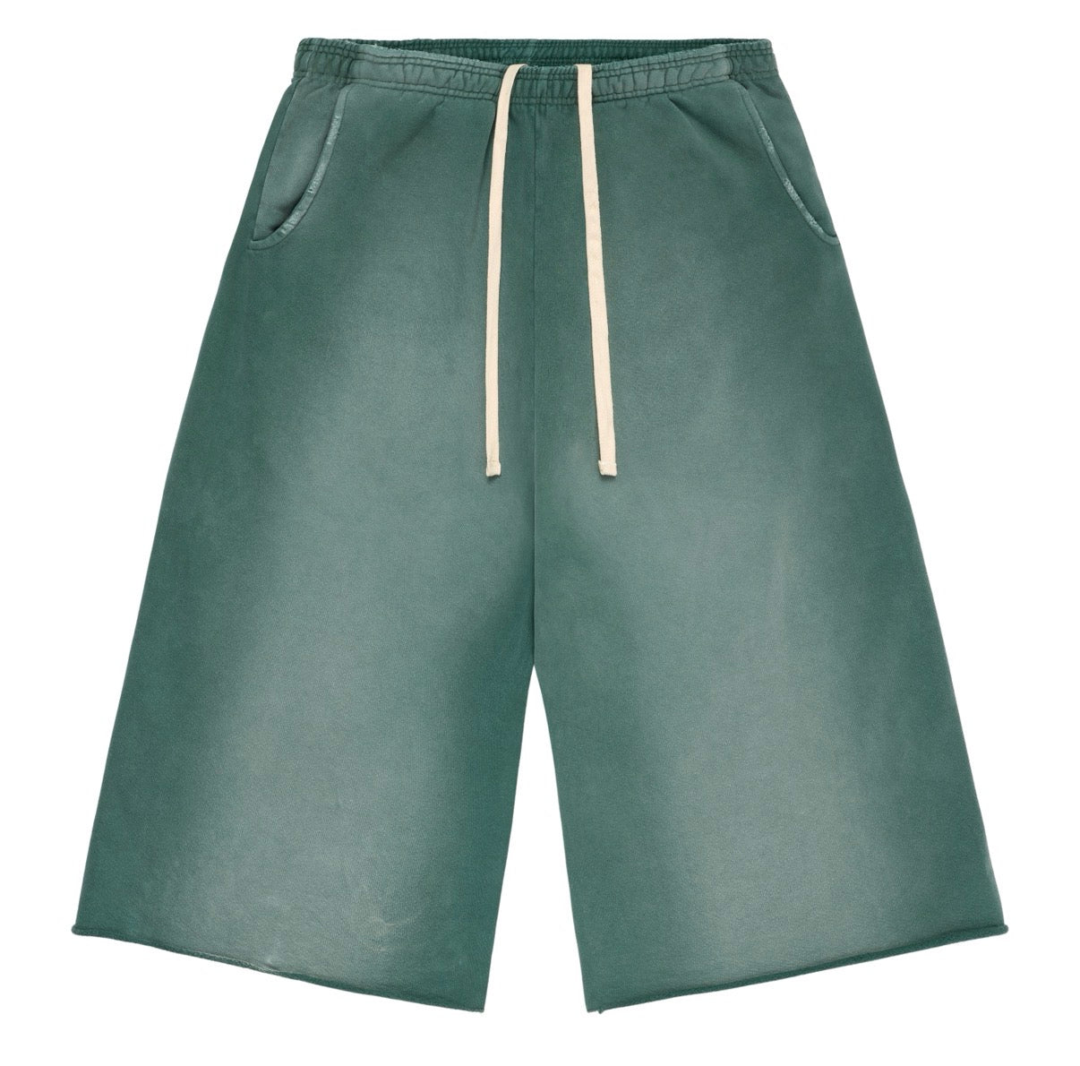 NEW Breath In Time 3/4 SweatShorts “Grouch Green”