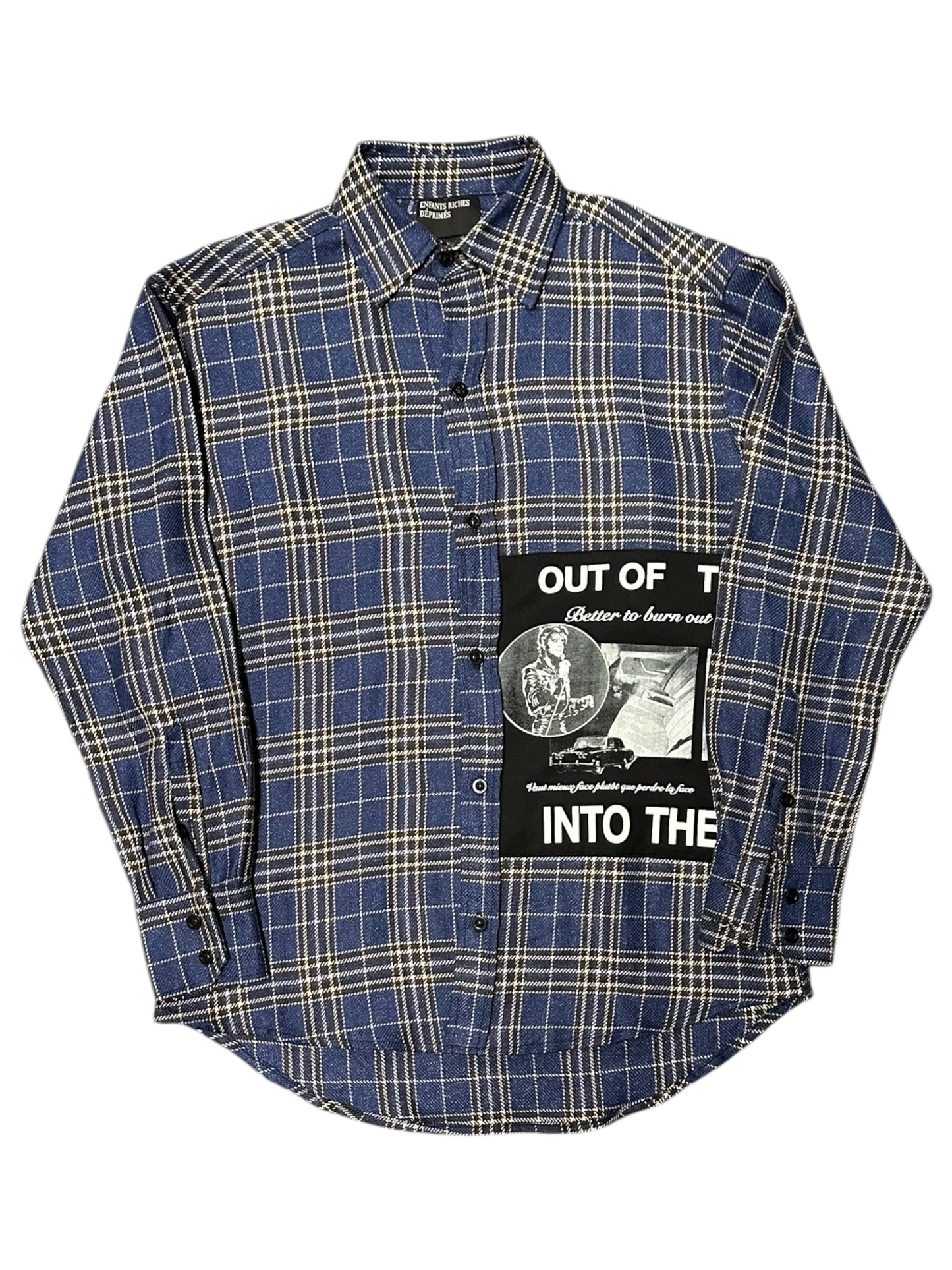 ERD Blue Wool Flannel