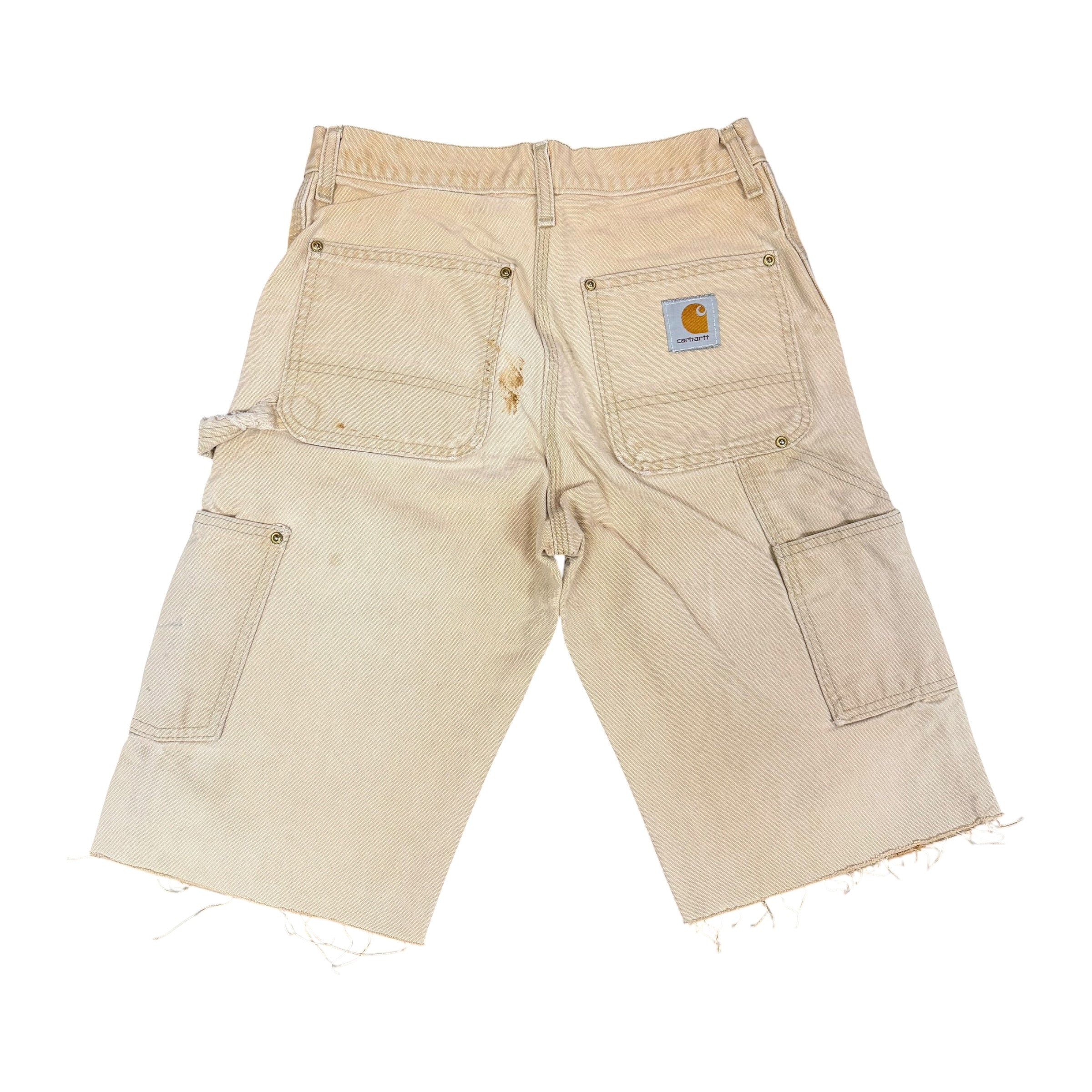 Tan Carhartt Double Knee Shorts(27)