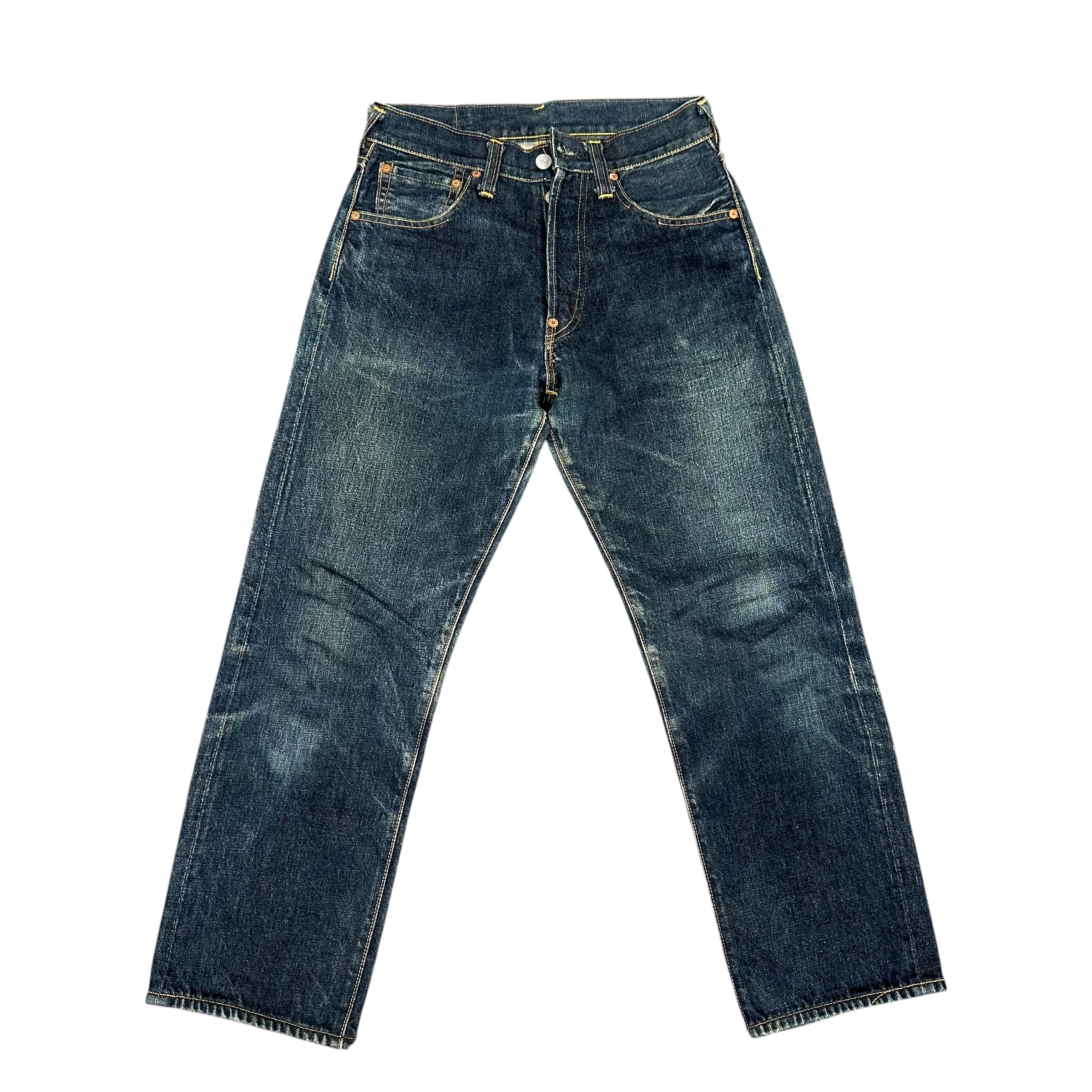 Evisu “No.2” Dark Blue/Pink Jeans (28x31)