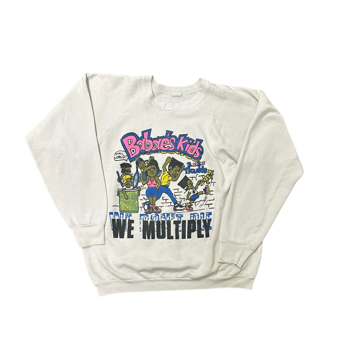 Vintage Babae’s Kids ‘We Multiply Crew Neck
