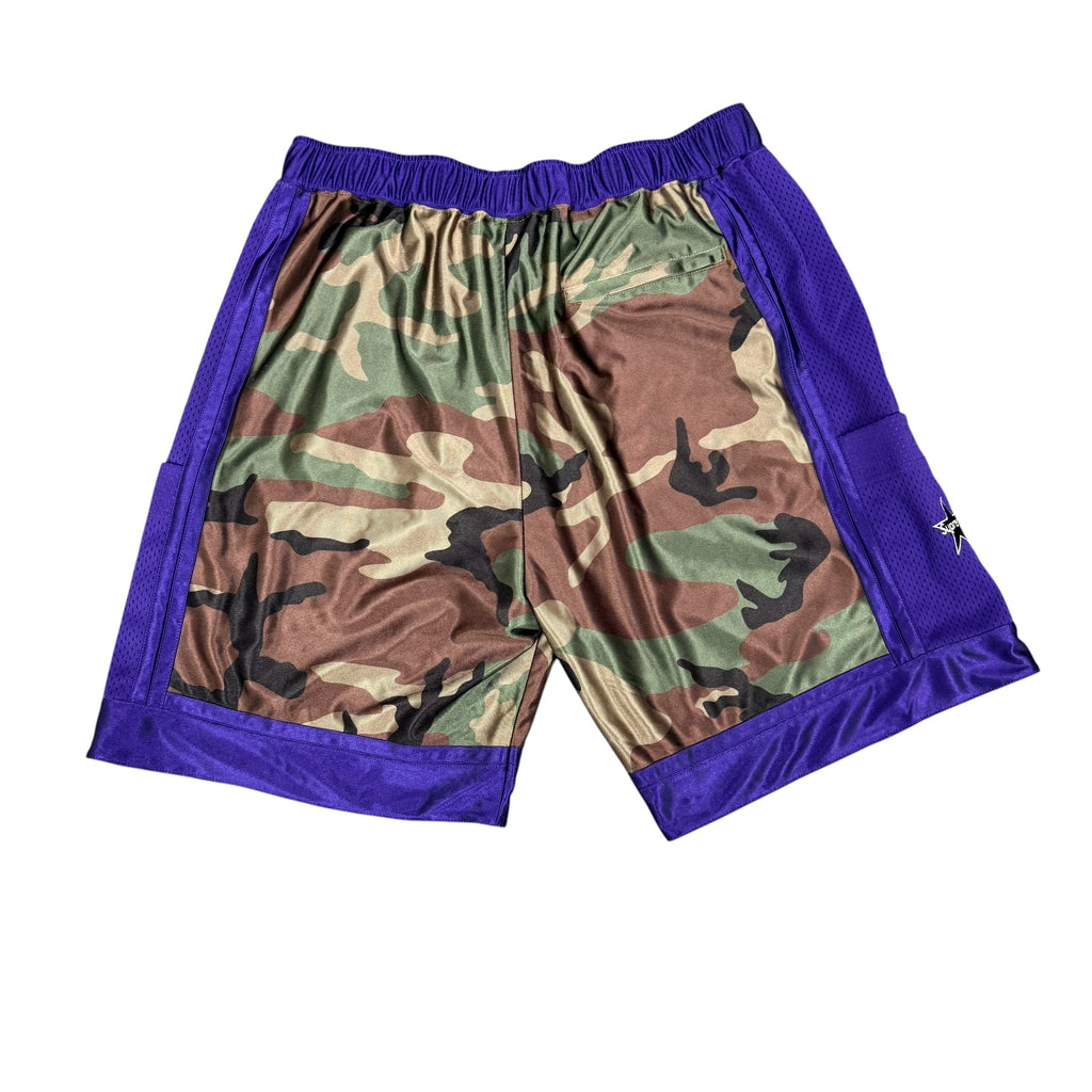 Supreme Side Pocket Basketball Shorts Woodland Camo
