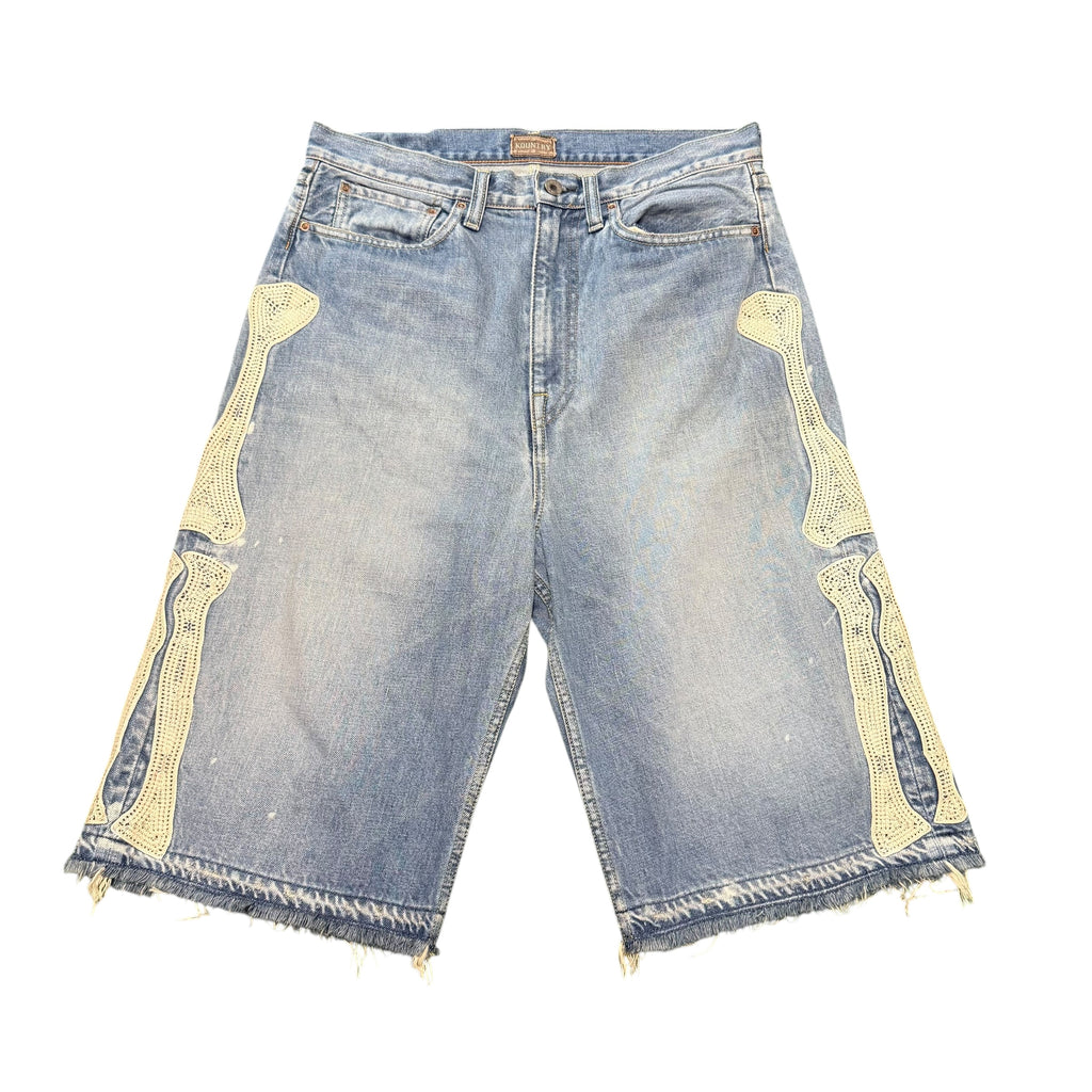 Kapital Denim Bone Shorts