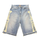 Kapital Denim Bone Shorts
