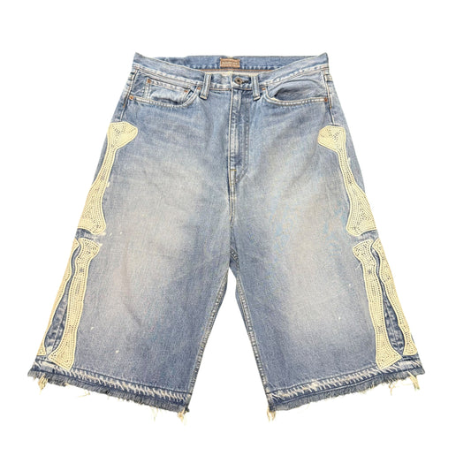 Kapital Denim Bone Shorts
