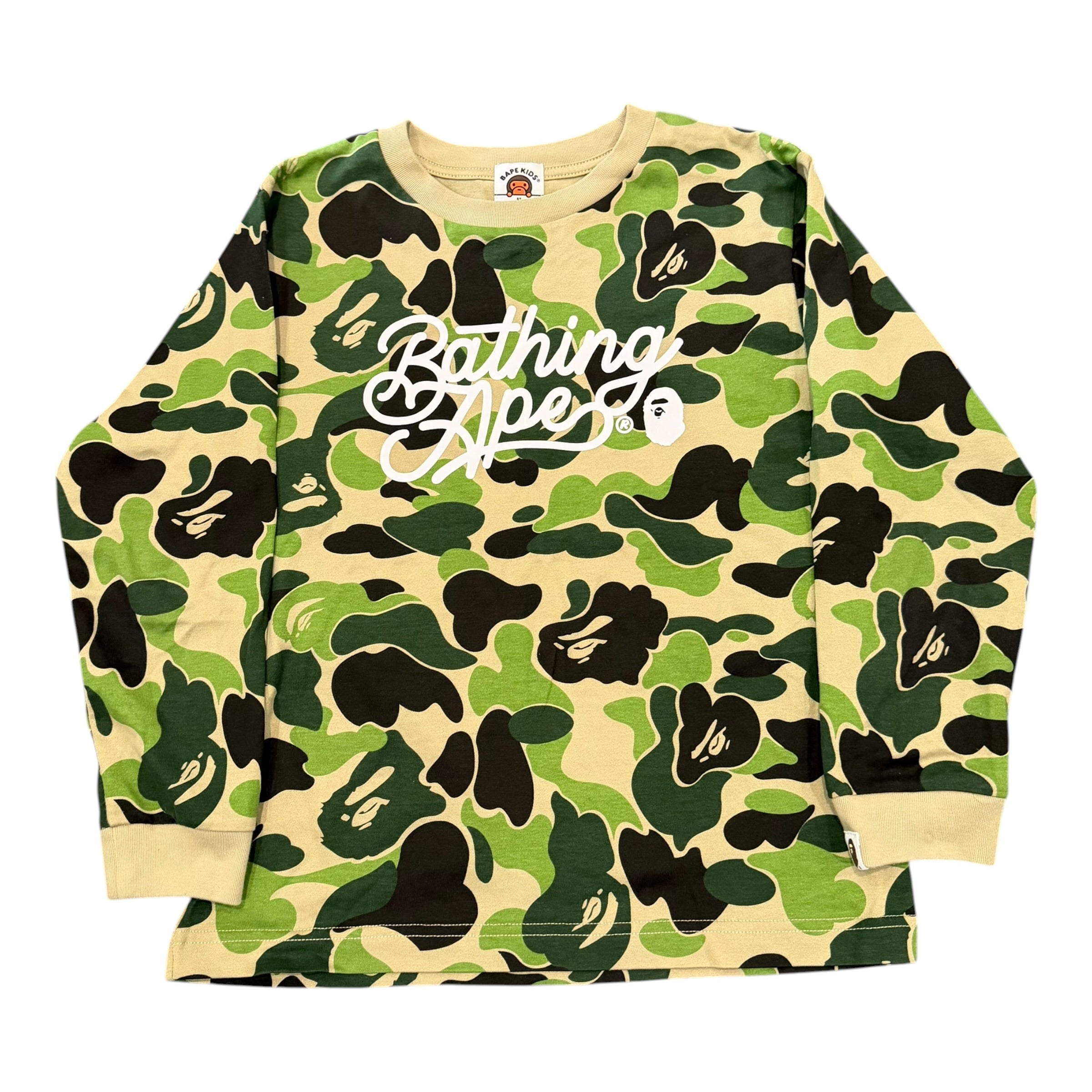A Bathing Ape Kids ABC Camo L/S
