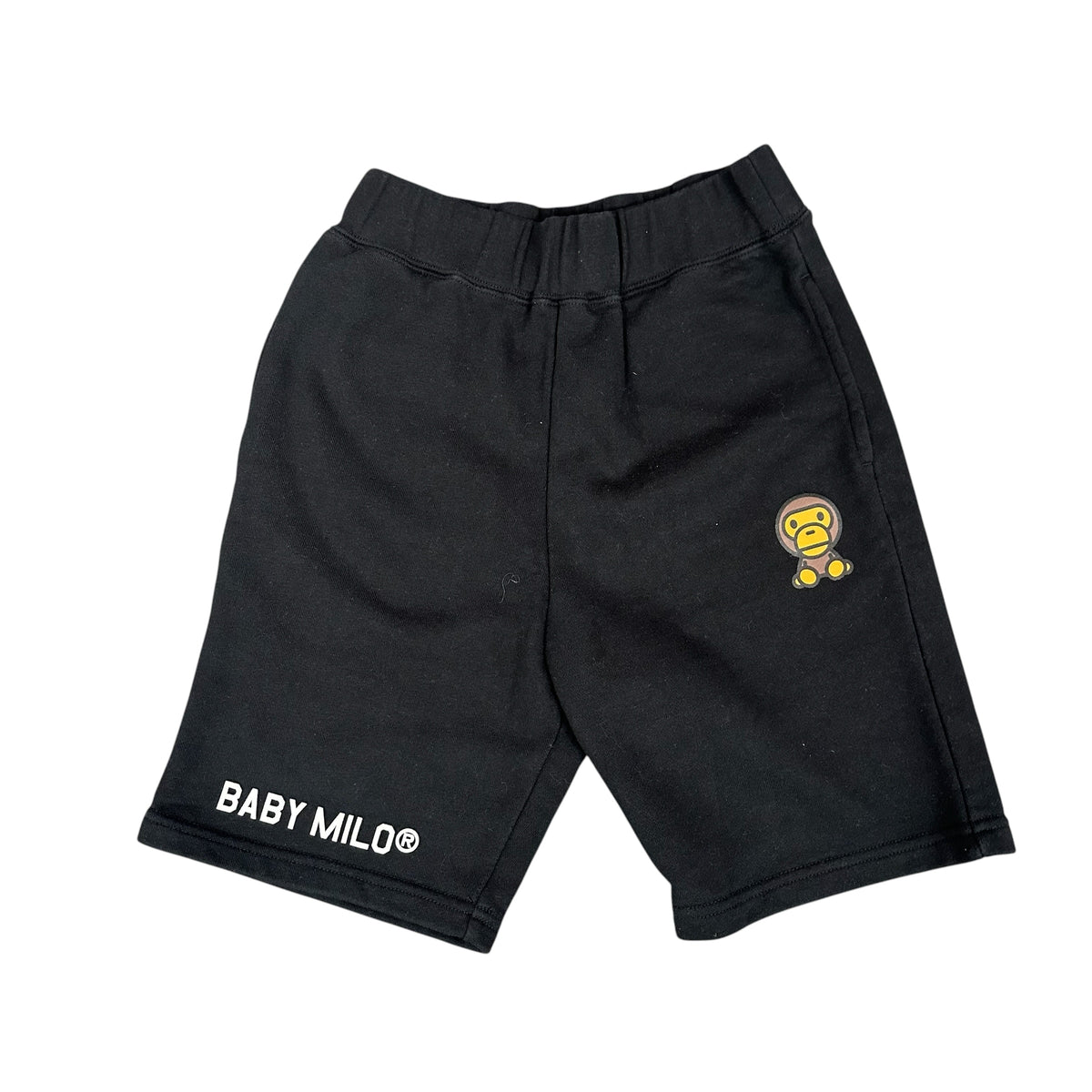 kids BAPE Baby Milo Logo Shorts