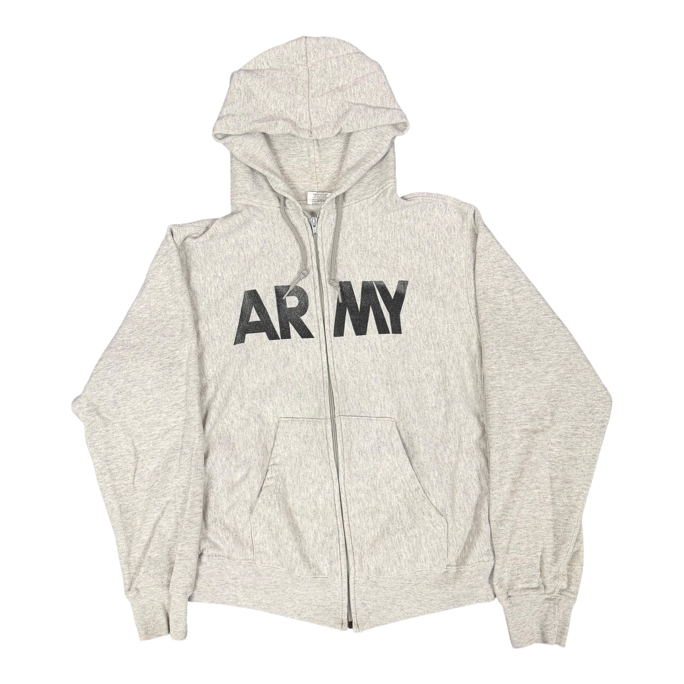 Vintage Light Grey Army Hoodie