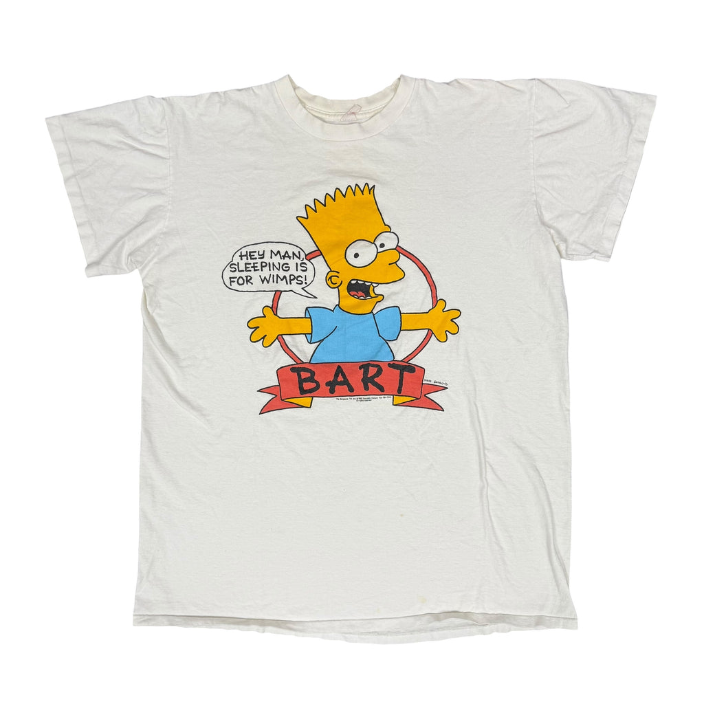 Vintage ‘90 Bart “Sleeping Is For Wimps” Tee