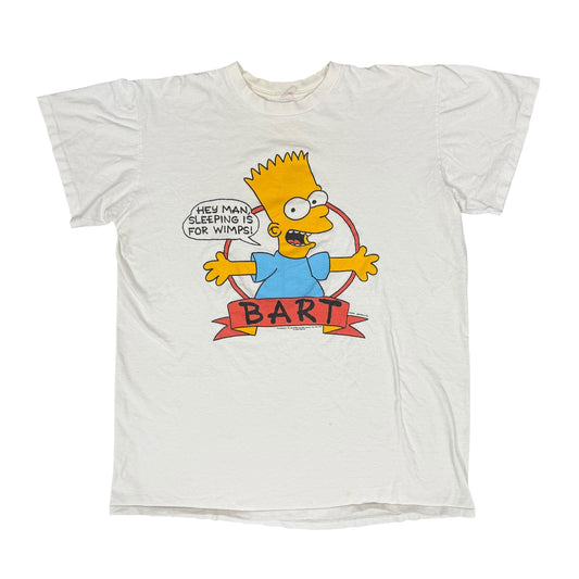 Vintage ‘90 Bart “Sleeping Is For Wimps” Tee